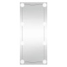 Miroir mural avec lumières LED 30x80 cm verre rectangulaire 
