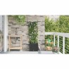 Jardinières de jardin 1 pc Noir 40 x 40 x 142 cm Plastique 