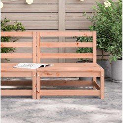 Canapé de jardin sans accoudoirs 70x70x67cm bois massif douglas 
