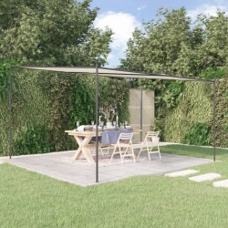 Belvédère blanc 4x4 m 180 g/m² tissu et acier 