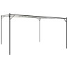Belvédère blanc 4x4 m 180 g/m² tissu et acier 