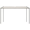 Belvédère blanc 4x4 m 180 g/m² tissu et acier 