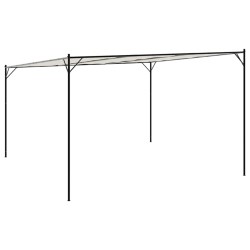 Belvédère blanc 4x4 m 180 g/m² tissu et acier 
