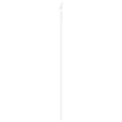 Porte coulissante avec kit de matériel blanc 83x202 cm en bois massif de pin 