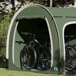 Tente de rangement pour vélos avec toit Vert 218 x 156 x 180 cm 