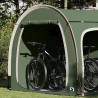 Tente de rangement pour vélos avec toit Vert 218 x 156 x 180 cm 