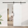 Porte coulissante avec quincaillerie 'ORKDAL'en pin blanc 