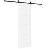 Porte coulissante avec quincaillerie 'ORKDAL'en pin blanc 