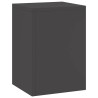 Supports de plantes d'extérieur 2 pièces Noir 24x24x35 cm Acier 