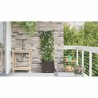 Jardinières de jardin 1 pc Marron 40 x 40 x 142 cm Plastique 