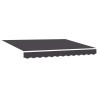 Auvent Rétractable Anthracite 300x250 cm Polyester et Aluminium 