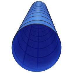 Tunnel pour chien bleu Ø 55x500 cm polyester 