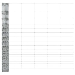 Poteaux de clôture 22 pcs U-Channel 150 cm en acier galvanisé 