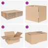Boîte Pliable 50 pcs 35x24x15 cm 
