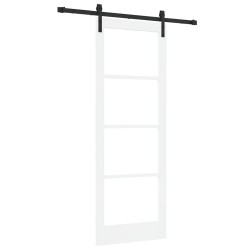Porte coulissante avec la quincaillerie 'ORKDAL'Blanche 78x211 cm 