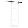 Porte coulissante avec la quincaillerie 'ORKDAL'Blanche 78x211 cm 
