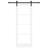 Porte coulissante avec la quincaillerie 'ORKDAL'Blanche 78x211 cm 