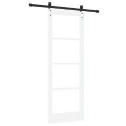 Porte coulissante avec la quincaillerie 'ORKDAL'Blanche 78x211 cm 