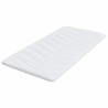 Coussins de Matelas Blanc 120 x 200 cm Polyester sans colle 