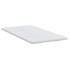 Coussins de Matelas Blanc 120 x 200 cm Polyester sans colle 