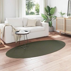 Tapis Vert forêt 100 x 200 cm Laine 