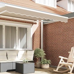 Store de jardin pour cadre de 3,5 m beige 3,3x0,2 m 