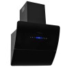 Hotte murale acier inoxydable 756 m³/h 60 cm Noir 