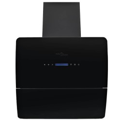 Hotte murale acier inoxydable 756 m³/h 60 cm Noir 