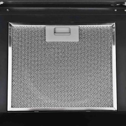 Hotte murale acier inoxydable 756 m³/h 60 cm Noir 