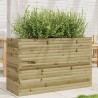Jardinière 110x40x68,5 cm bois de pin imprégné 