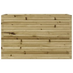 Jardinière 110x40x68,5 cm bois de pin imprégné 
