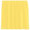 Rideaux en voile avec passe-tringles 2 pcs jaune 