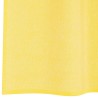 Rideaux en voile avec passe-tringles 2 pcs jaune 