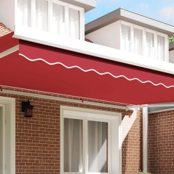 Bâche de Store pour Cadre de 5 m Rouge 4.8x0.2 m 
