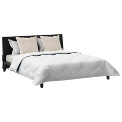 Couette avec oreiller 3 pcs Blanc 200 x 220 cm Microfibre 