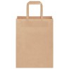 Sacs en papier 50 pcs avec poignées marron 21x11x28 cm 