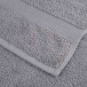 Gants de toilette 4 pcs Gris 15 x 21 cm Coton 