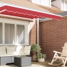 Auvent pour cadre de 3 m Rouge 2.8x0.2 m 