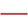 Auvent pour cadre de 3 m Rouge 2.8x0.2 m 