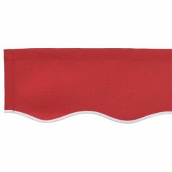 Auvent pour cadre de 3 m Rouge 2.8x0.2 m 