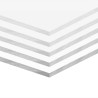 Feuilles de verre acrylique 5 pcs Transparent 40 x 60 cm 