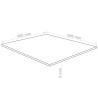 Feuilles de verre acrylique 5 pcs Transparent 40 x 60 cm 