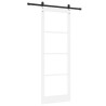 Porte coulissante avec matériel ORKDAL blanche 83x232 cm 