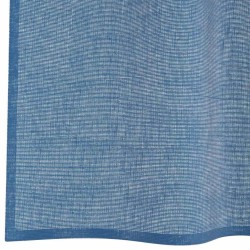 Rideaux en voile avec passe-tringles 2 pcs bleu royal 