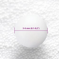 Remplissage Pouf EPS 100 L, Blanc, 10 kg/m³ 