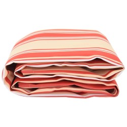 Tissu de rechange pour auvent Multicolore 10x1,6 m 