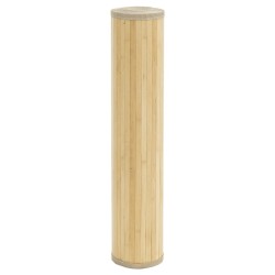 Tapis rectangulaire naturel clair 100x400 cm bambou 