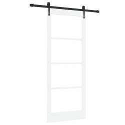 Porte Coulissante avec Kit de Quincaillerie "ORKDAL" Blanche 86x211 cm 