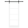 Porte Coulissante avec Kit de Quincaillerie "ORKDAL" Blanche 86x211 cm 