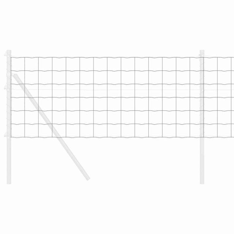 Clôture Euro Grise 0,6x50 m Acier 